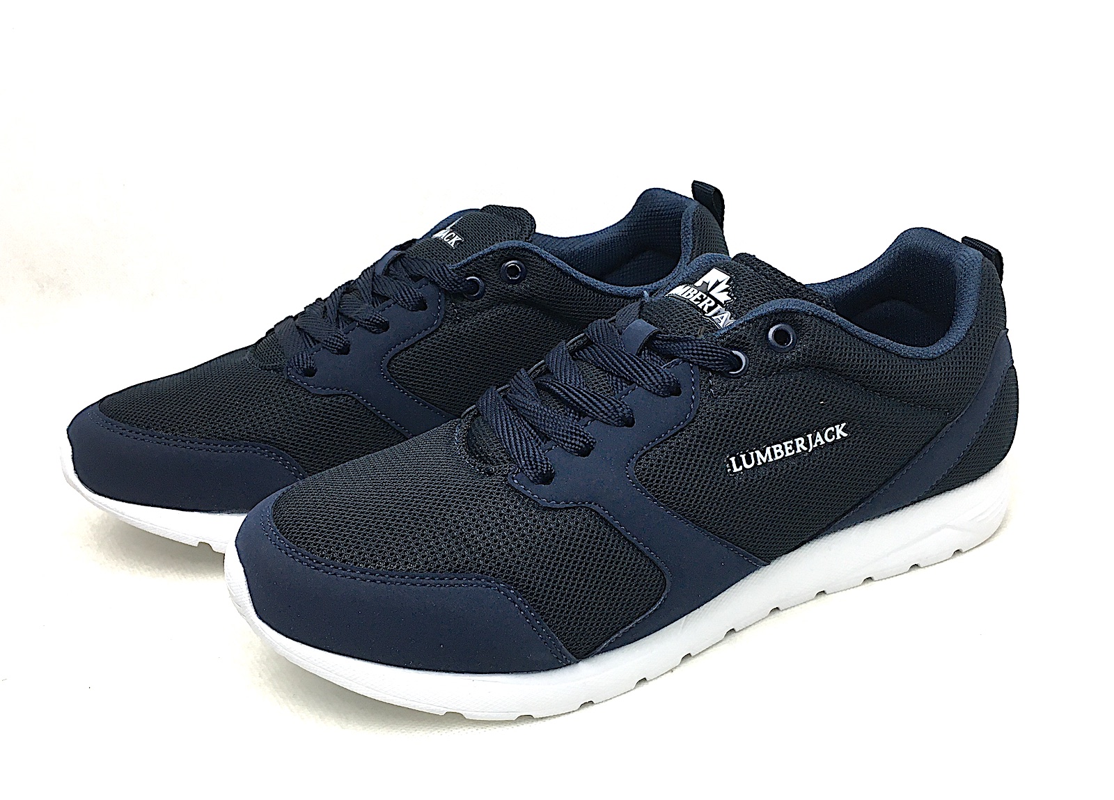 scarpe uomo - delpopoloshop - LUMBERJACK sport COD.SM78111001M17CC001 SQUID  COL.NAVY BLUE TELA LEGGERISSIME