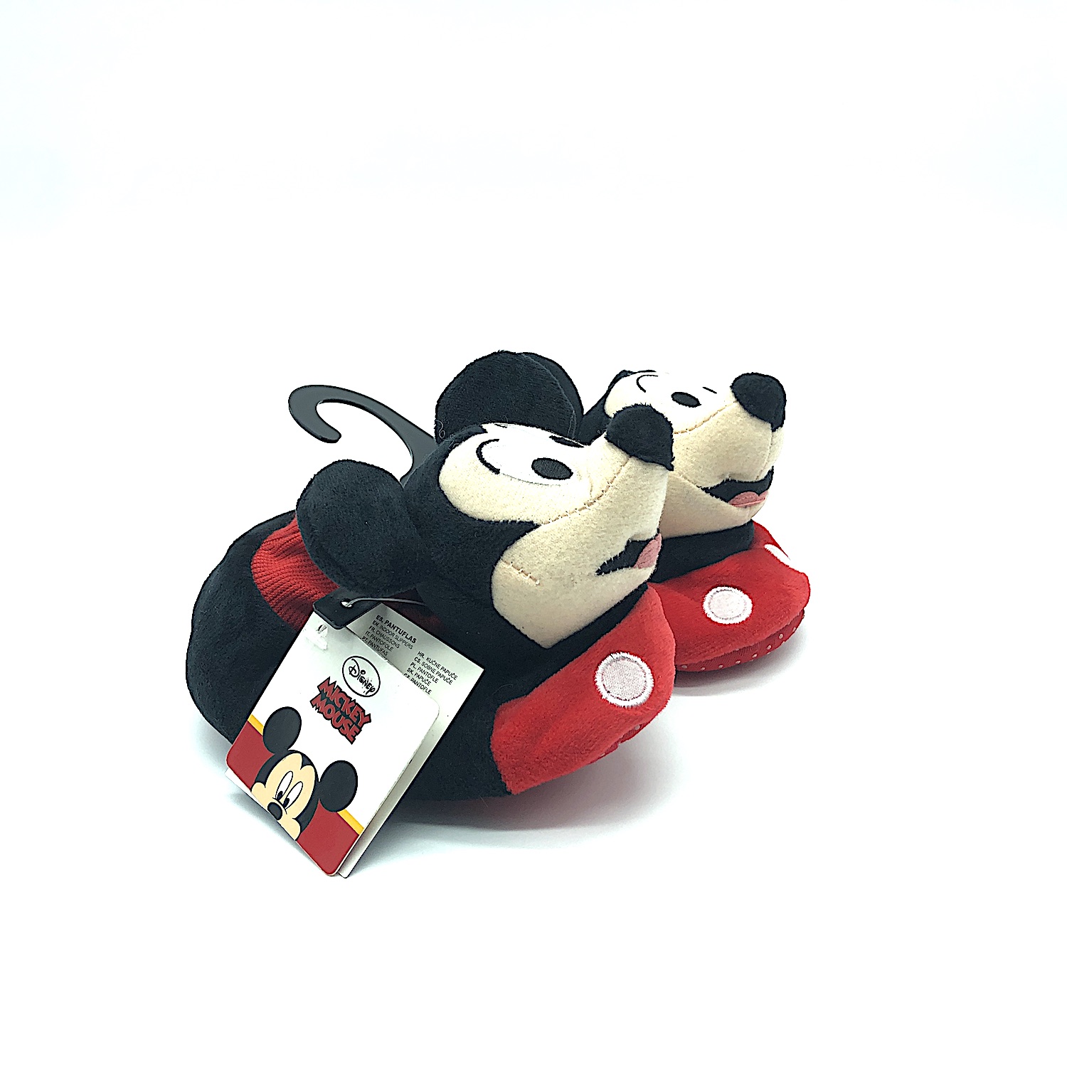 scarpe bambino,scarpe bambina, - delpopoloshop - Pantofole Peluche Mickey  Mouse cod.2300003336 col.Black