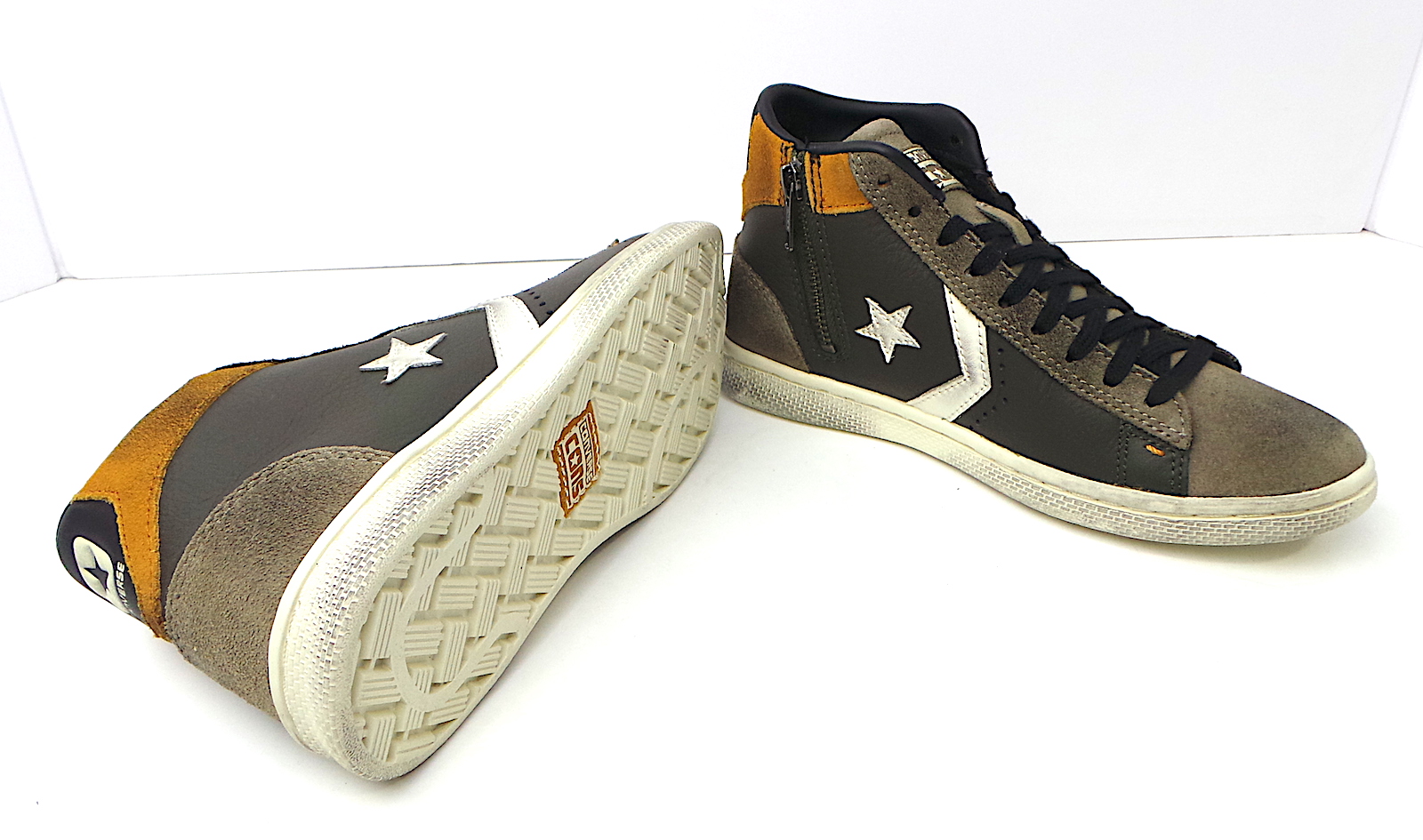 converse pelle cerniera