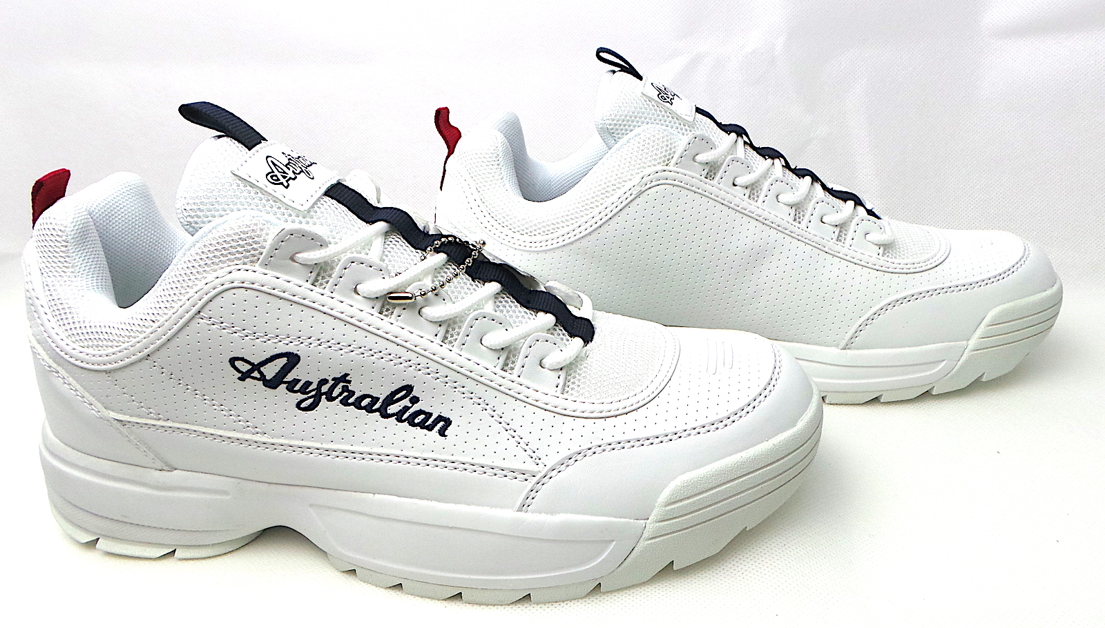 categoria 3 - delpopoloshop - Australian Scarpe Sportive cod.AU601  COL.WHITE IN PELLE