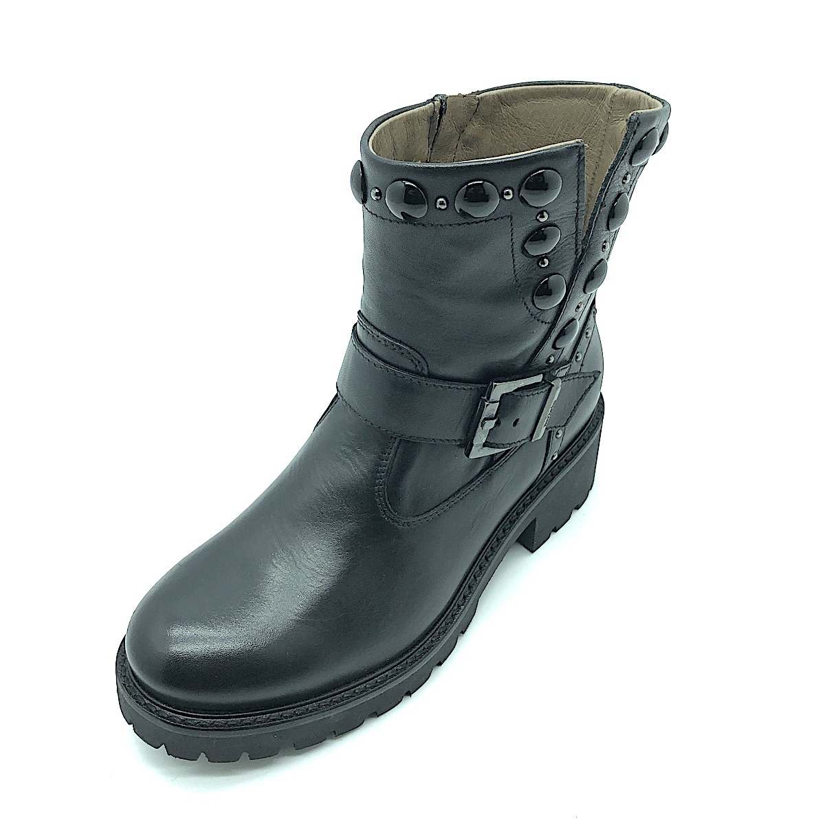categoria 1 - delpopoloshop - Nero Giardini cod.I014261D/100 Stivaletto  donna Guanto Nero in pelle