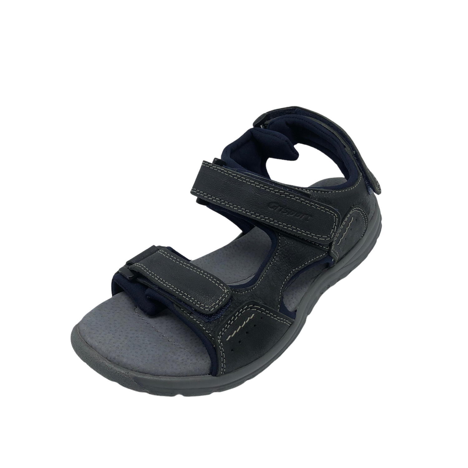 GRISPORT COD.81502 SANDALI UOMO IN PELLE COL.V.4 MARINE