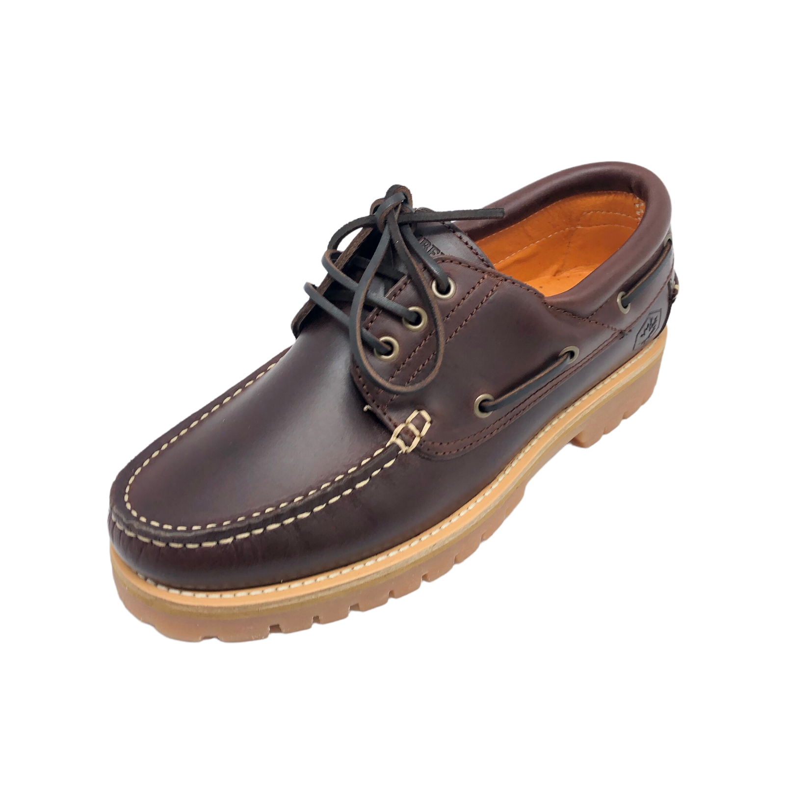 LUMBERJACK COD.SMF3314001B03CI004 SCARPA UOMO NEWTON IN PELLE COL.BRUNELLO