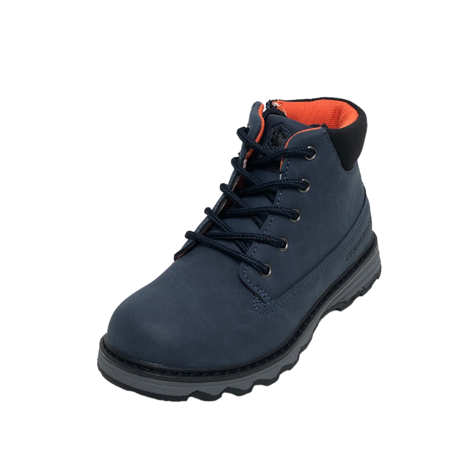 LUMBERJACK COD.SBB8501004S01CC001 SCARPONCINO JUNIOR LILO IN PELLE COL.NAVY BLUE