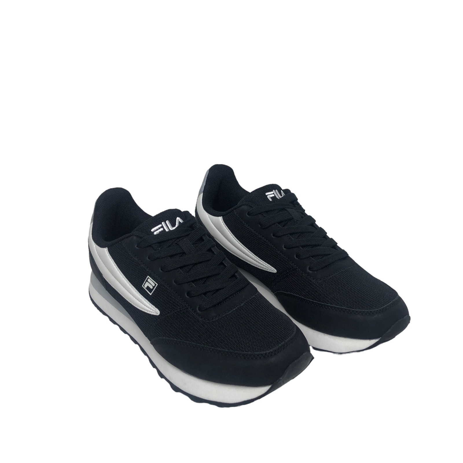 FILA COD.FFM019980010 SPORTIVE UOMO PRATI COL.BLACK IN TELA E CAMOSCIO